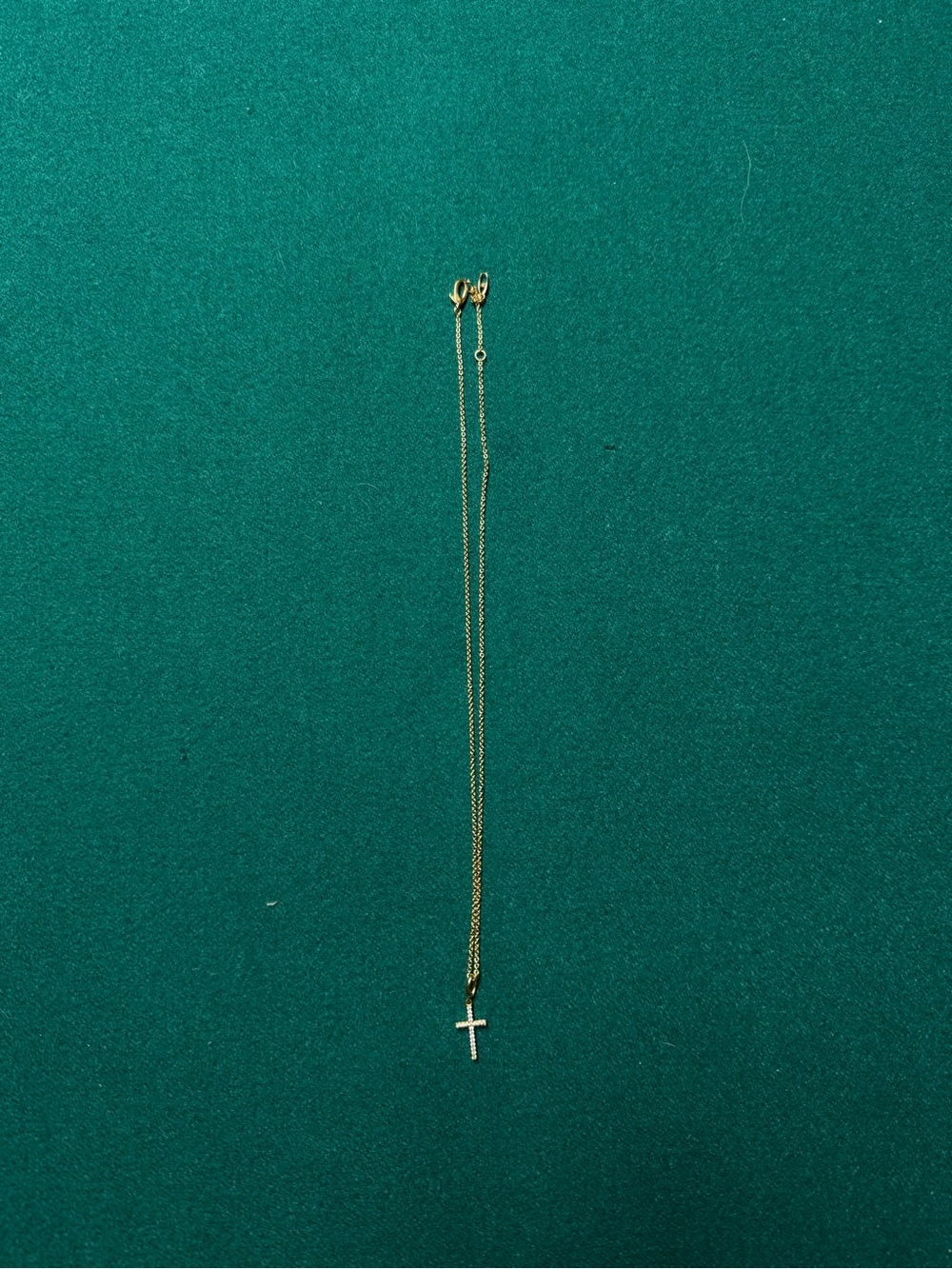 Electric Picks Dove Cubic Zirconia Cross Necklace - Picture 3 of 5